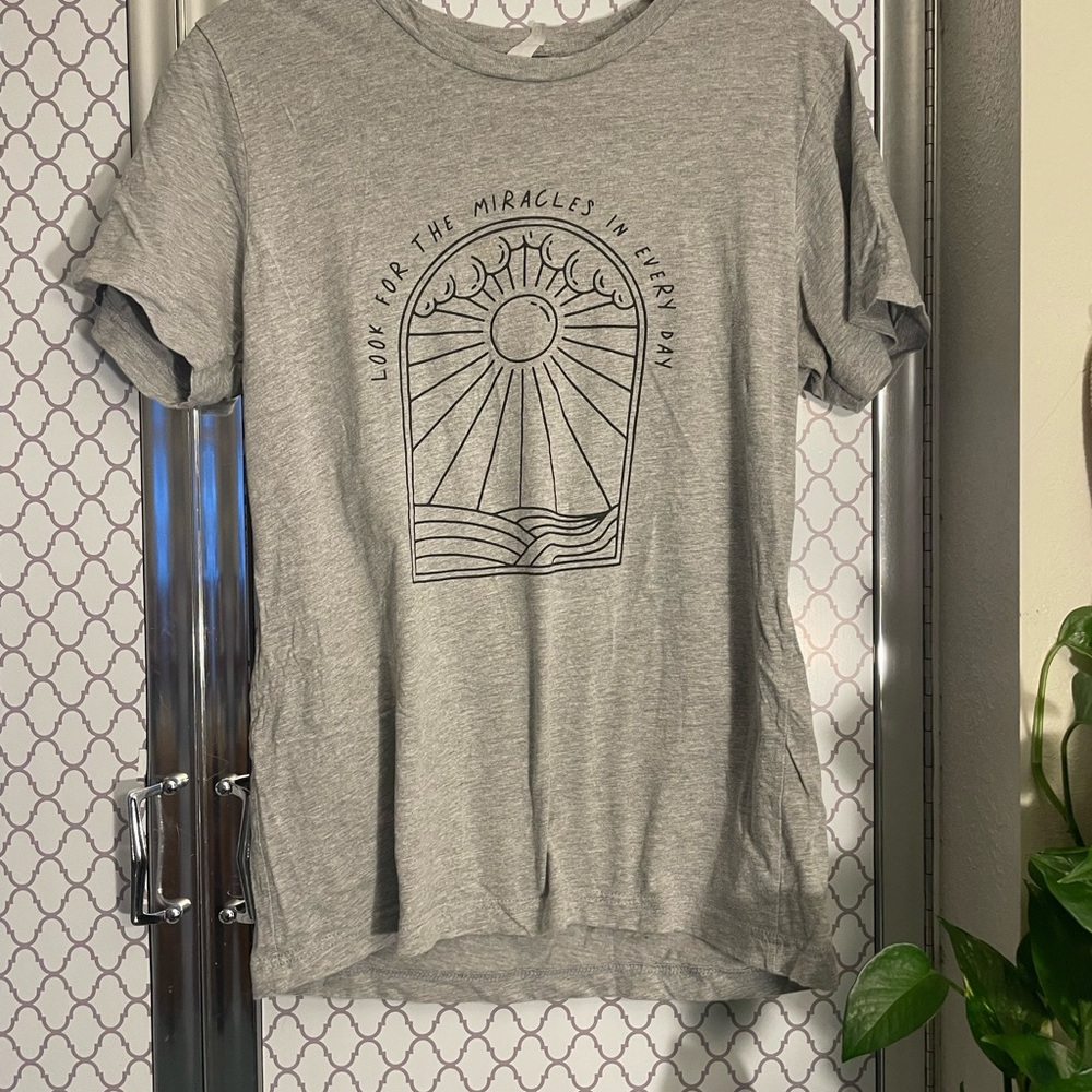 Gray Graphic T-Shirt